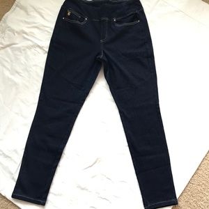 Belle by Kim Gravel Dark Indigo Pull-on Jeggings